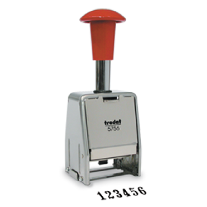 Paginierstempel, 6-stellig